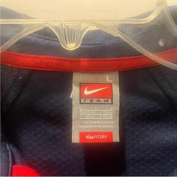 Ole Miss Nike Dri Fit Navy golf shirt - Picture 2 of 5